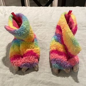 Rainbow Monster Slippers